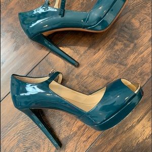 coach patent heels